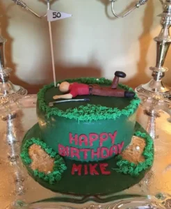 Golfer-Fondant-Cake