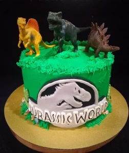 Image of a Jurassic Park Butter Cream Cake